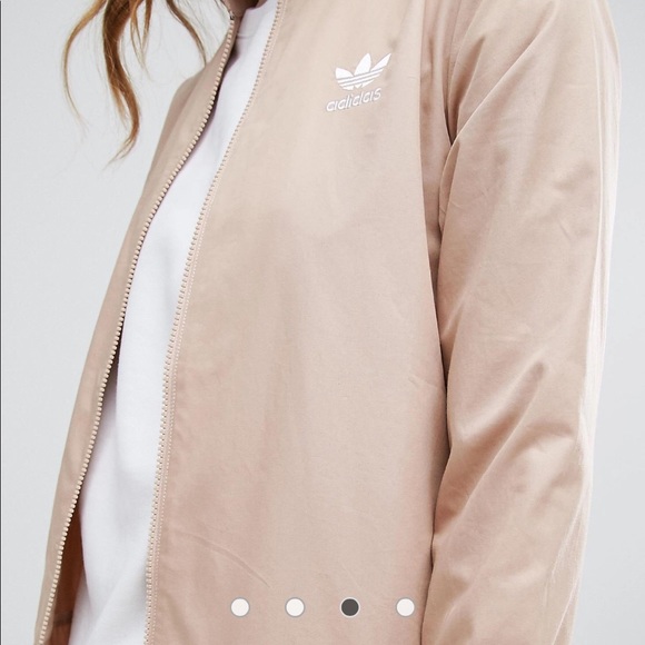 🌸Adidas Originals Pleated Twill Jacket - Picture 3 of 11